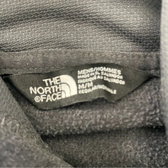 The North Face Men's Medium Gray Hoodie Graphic Logo Print Drawstrings Pullover - Picture 5 of 11